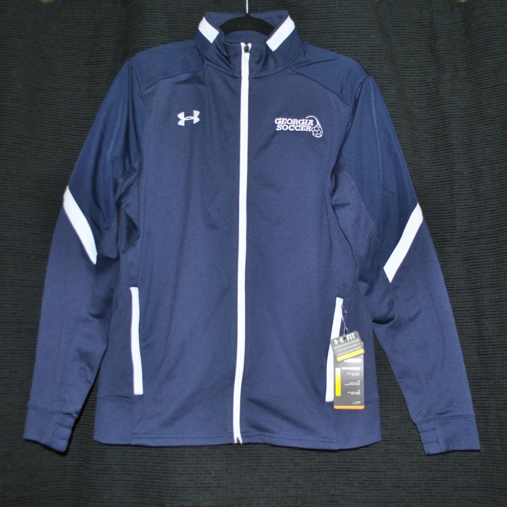 NWT Under Armour GA Soccer Navy Jacket